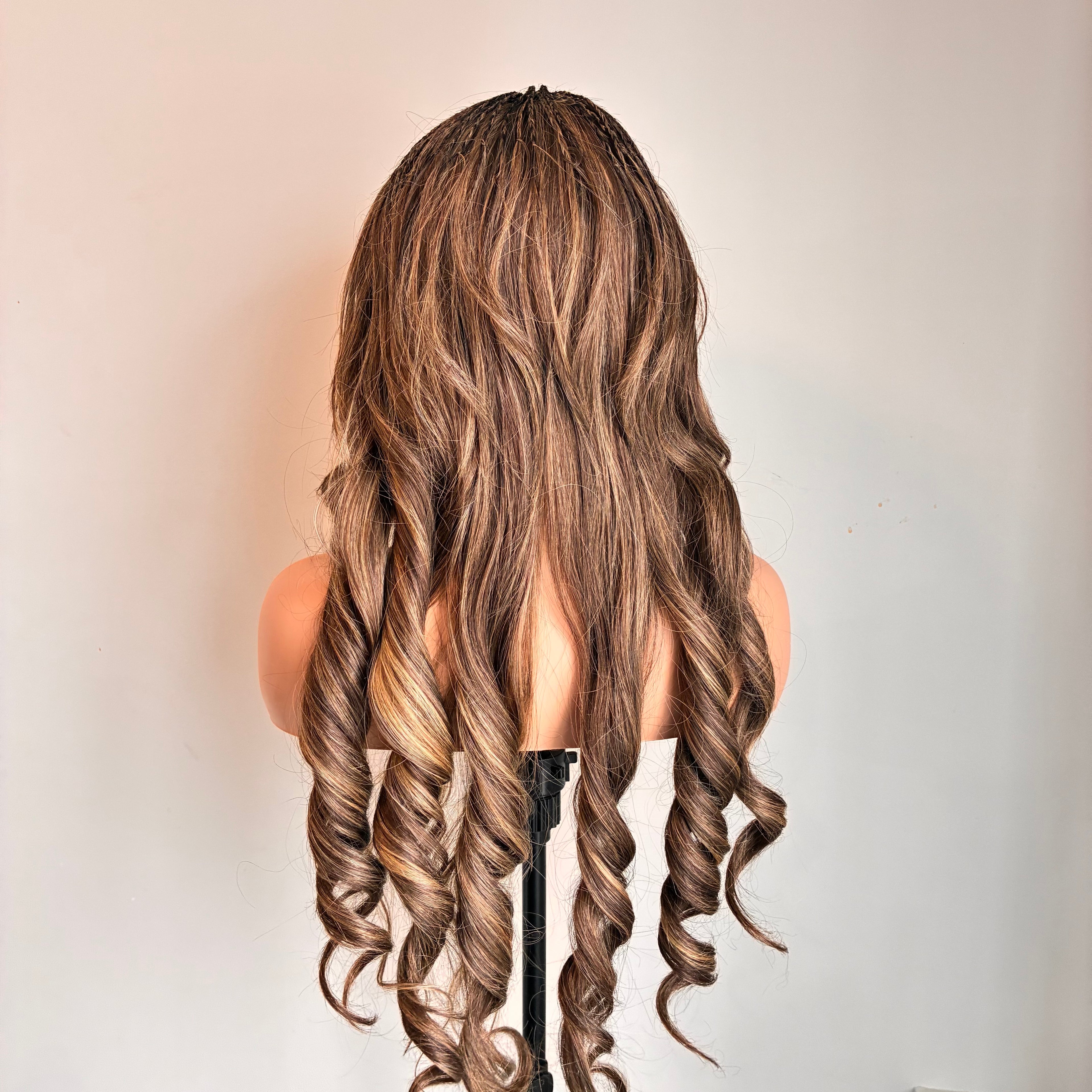 Brenda - Deep Brown with Blonde Highlights