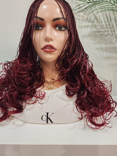 Franchesca- Burgundy Layered French Curls