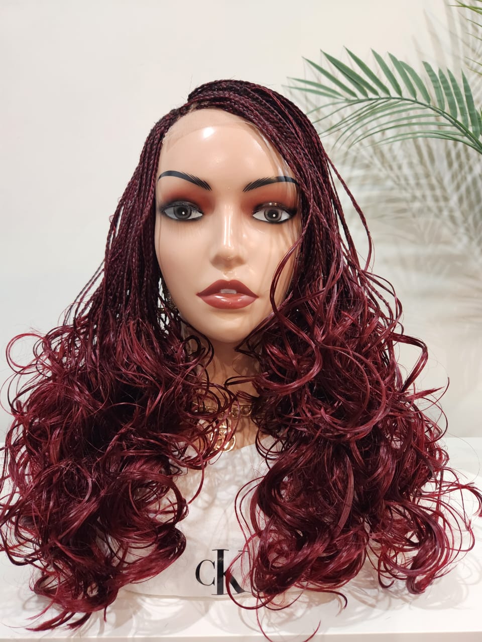 Franchesca- Burgundy Layered French Curls