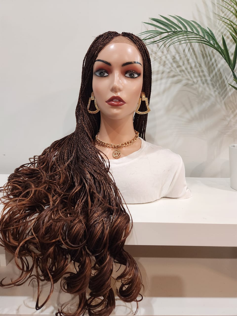 Wig Shasha French Curls Braided Wig