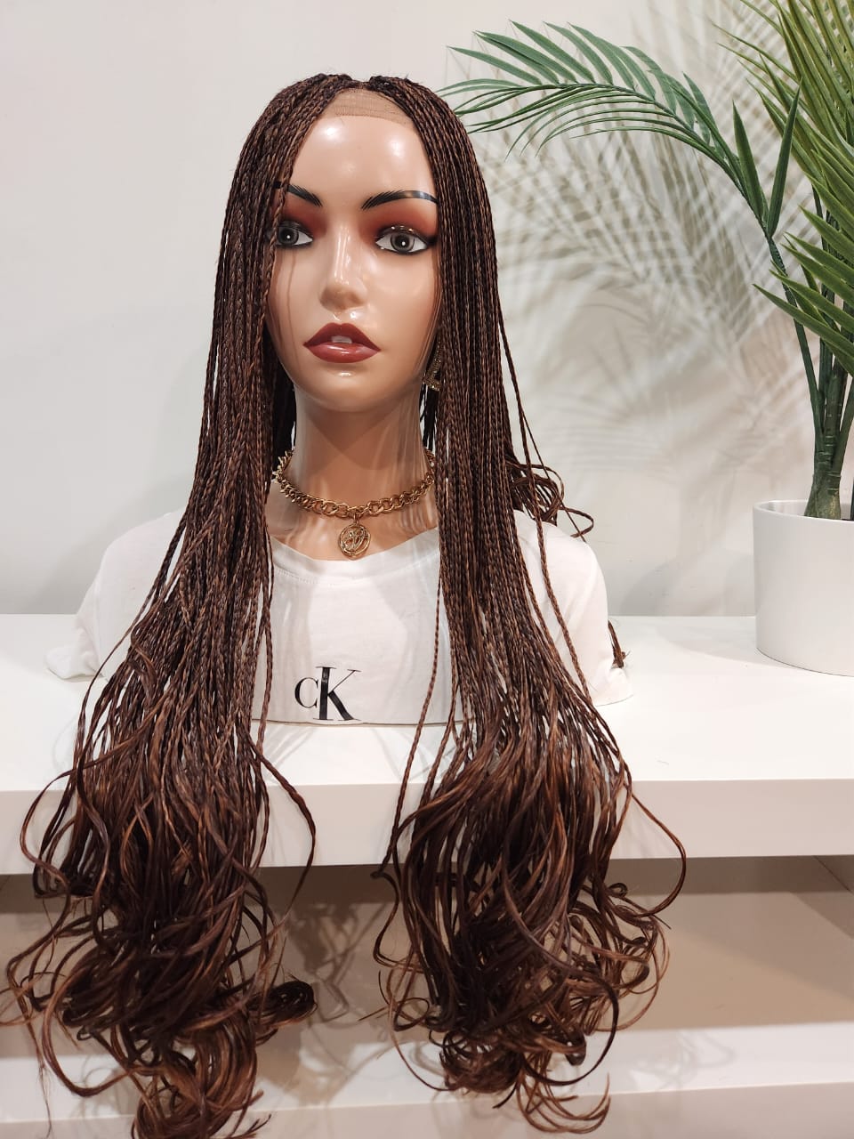 Wig Shasha French Curls Braided Wig