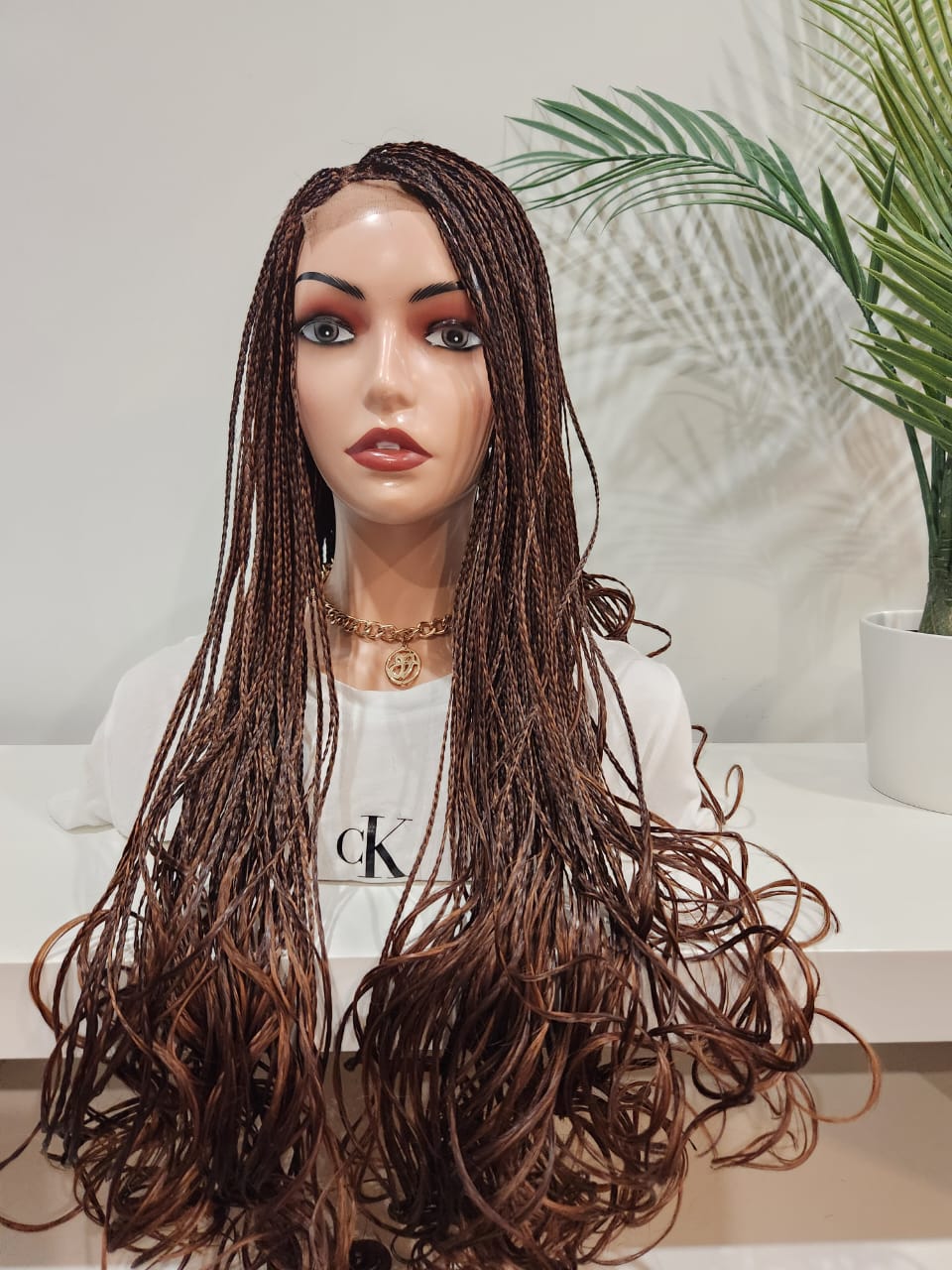 Wig Shasha French Curls Braided Wig