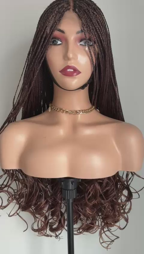 Bibi - Brown French curl Braids