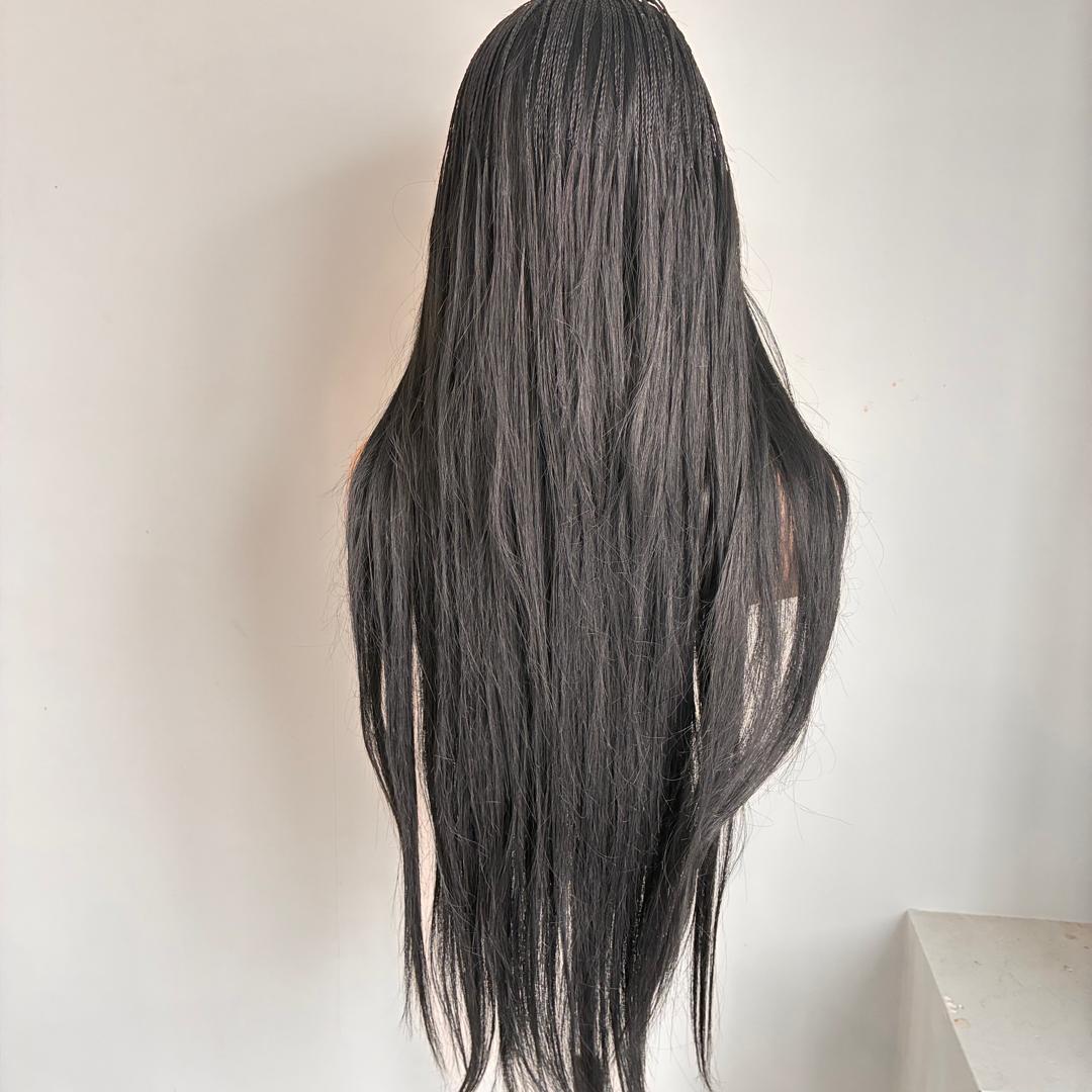 KittyKat - Sleek Black Micro-Braids