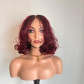 Sasha - Burgundy Bob French Curls