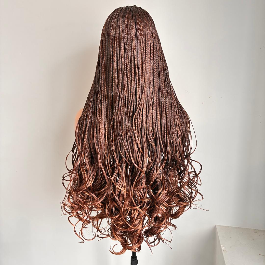 Bibi - Brown French curl Braids