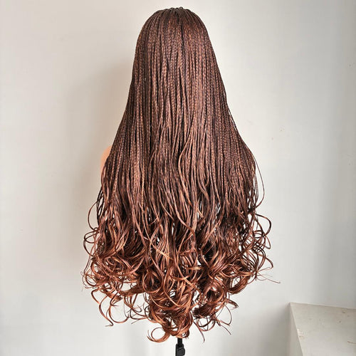 Bibi - Brown French curl Braids