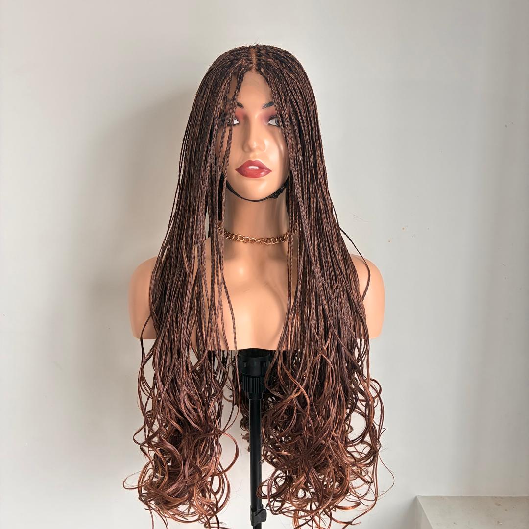 Bibi - Brown French curl Braids